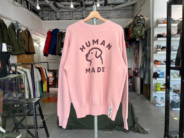 DREAM PRICE!! HUMAN MADE DOG CREWNECK SWEAT PINK XL HM23CS005 75768