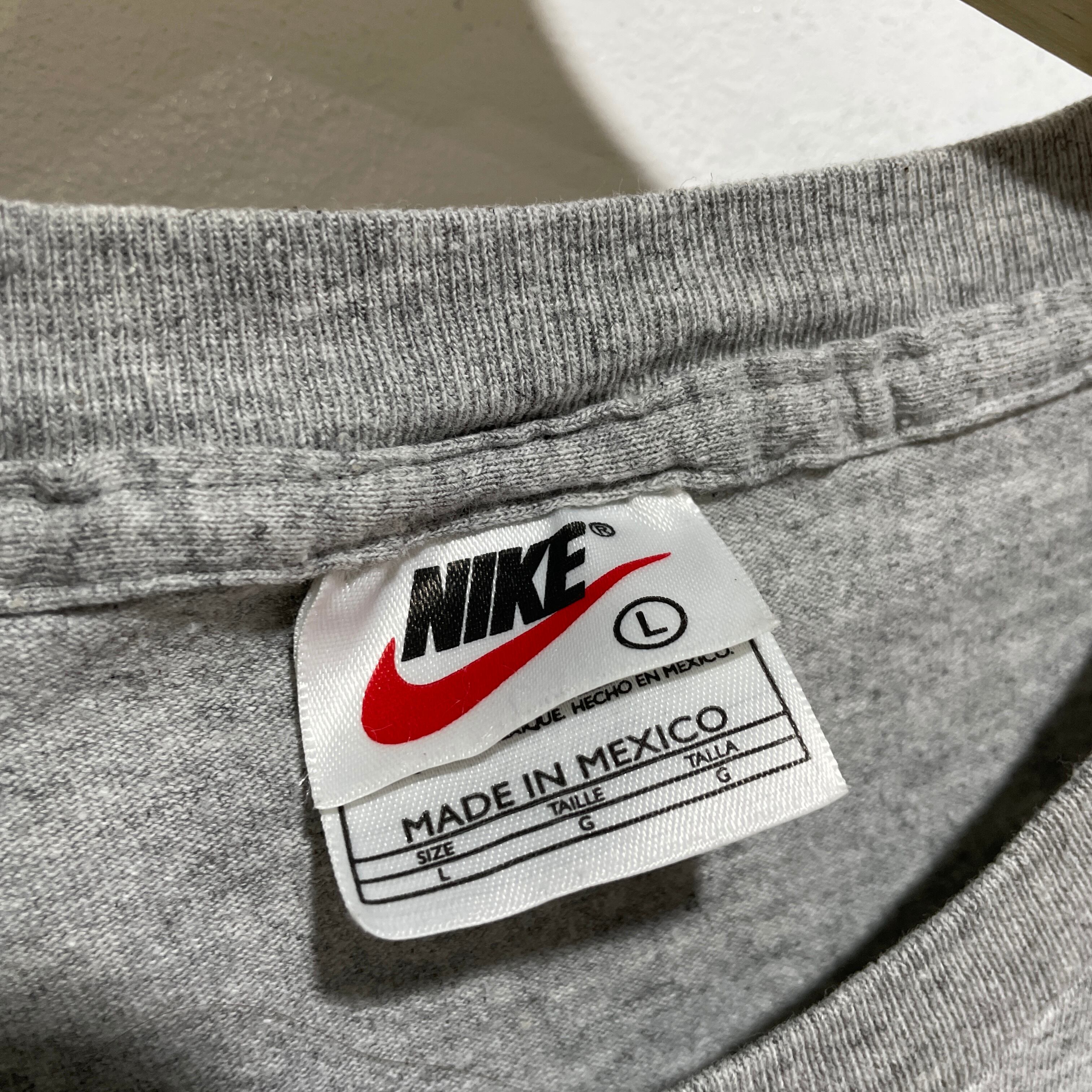 送料無料 【超希少】NIKE Tシャツ 白タグ USA製 90年代 ネイビー Yahoo 