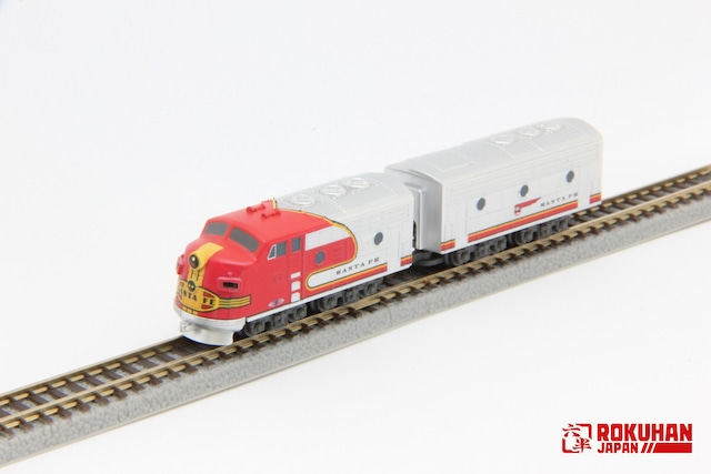 ST012-1 EMD F7 ATSF (2cars set)) | ロクハン ＢＡＳＥ.ＳＨＯＰ ｜【公式】鉄道模型通販 Zゲージ Zショーティー