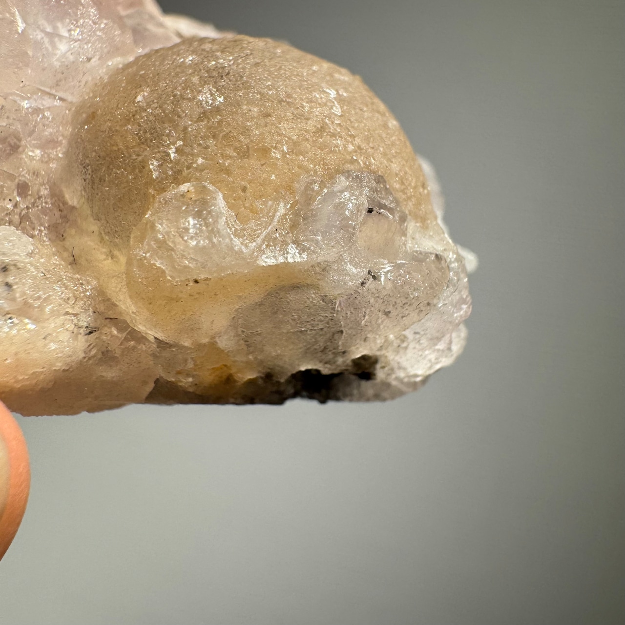 ポンデリングフローライト母岩付き*ブドウ状蛍石原石*251006*天然石*鉱物標本*インテリアストーン