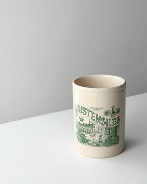 Comptoir de Famille　 /   “USTENSILES”　陶器のキャニスターポット