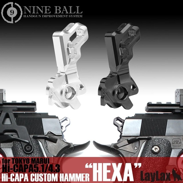 [NINEBALL]東京マルイ ガスブローバック Hi-CAPA5.1/4.3(ハイキャパ5.1/4.3)/カスタムハンマーヘキサ