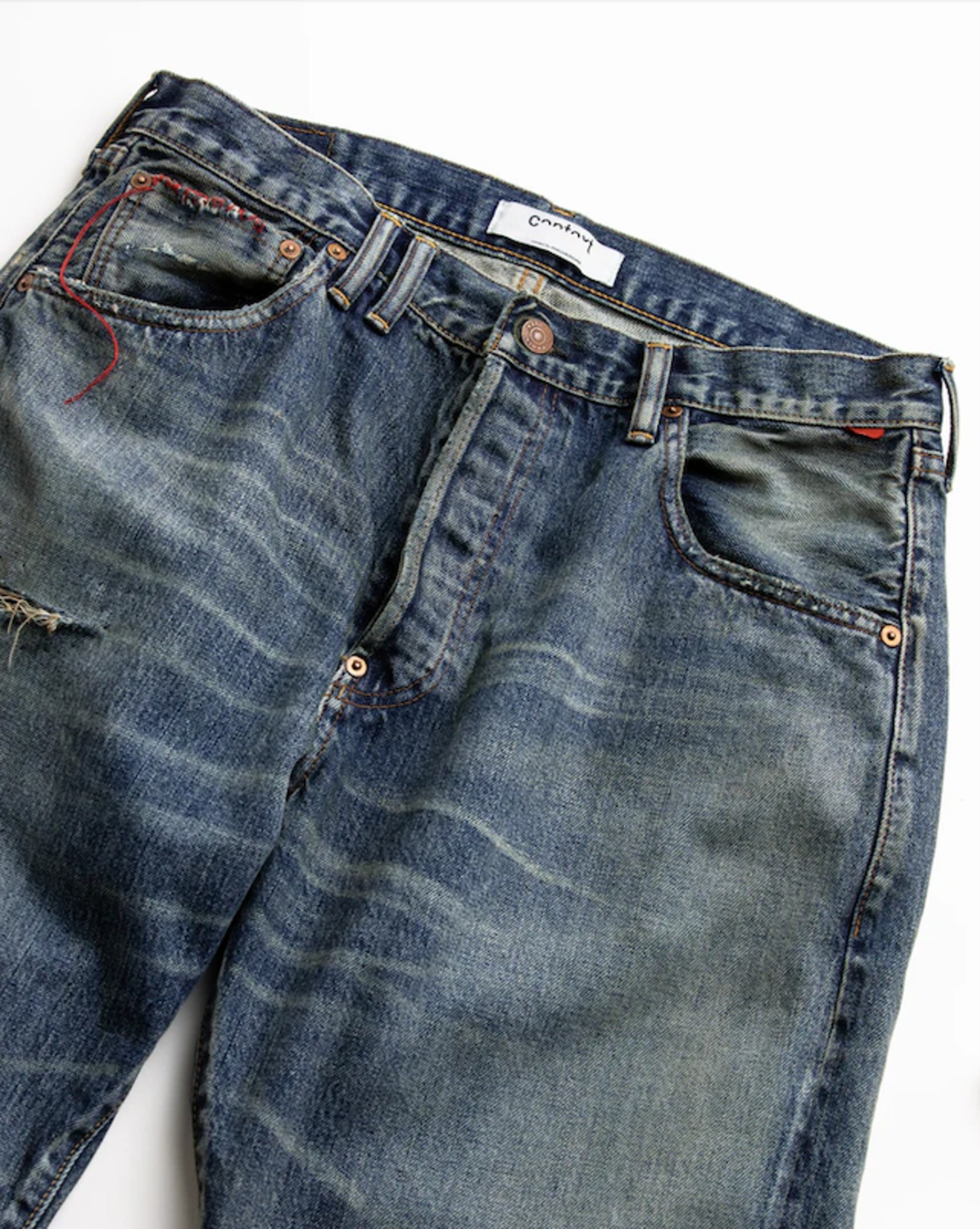 【ANACHRONORM】REGULAR TAPERED REMAKED 5P PANTS INDIGO (REMAKE)