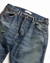 【ANACHRONORM】REGULAR TAPERED REMAKED 5P PANTS INDIGO (REMAKE)