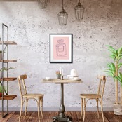 EAU DE PARFUM N°12｜香りの余韻を描くミニマルラインアートポスター｜大人インテリアに映える洗練デザイン｜高品質印刷A3ポスター