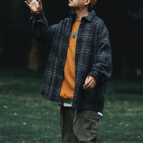 Lattice pattern shirt jacket(ラティスパターンシャツジャケット)