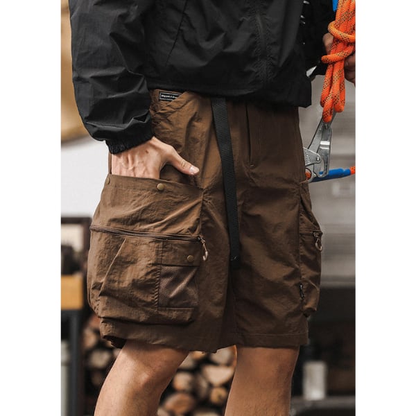 Mulch pocket design short pants P1043