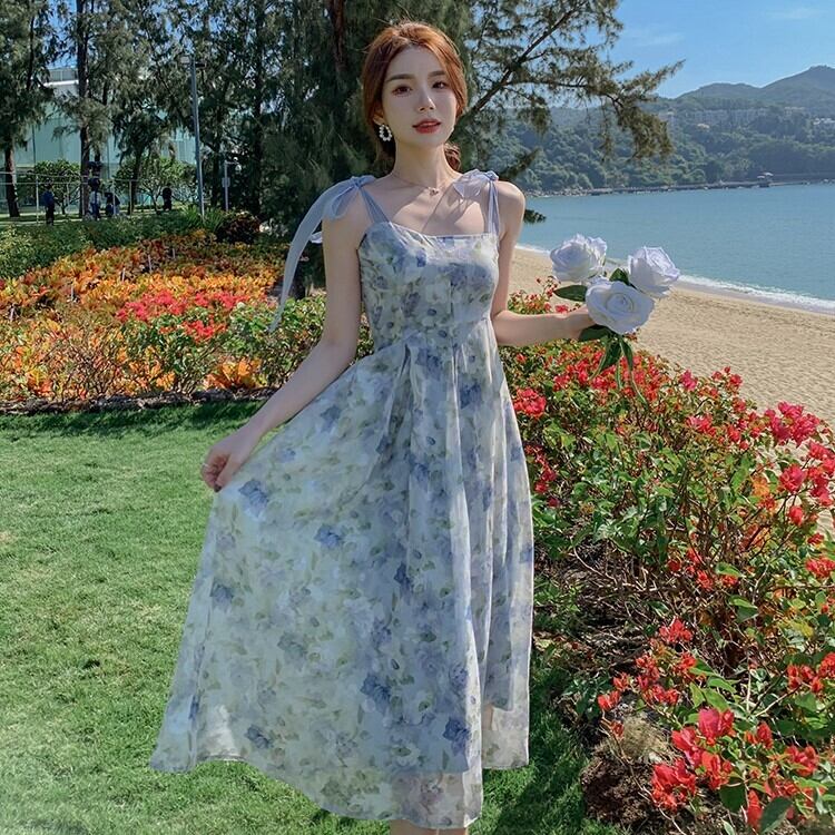 ワンピース ドレス レディース キャミソールワンピース キャミワンピ ノースリーブ フレア リボン かわいい 大人可愛い きれいめ 上品 エレガント 清楚 フェミニン おしゃれ お洒落 綺麗 送料無料 キュート ロマンチック 抜け感 華やか 爽やか 花柄 フラワー 学生 デート お出かけ 女子会 休日 リゾート 旅行 海 プール 散歩 S M L XL 夏 10代 20代 30代 韓国 韓国系 着回し 普段使い 体型カバー ファッション コーデ モテ トレンド 流行 インスタ映え