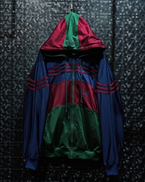 【ÆIEM】adidas originals multicolor switching trefoil track hoodie