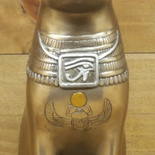 エジプト神話 バステト神 ブロンズ像 動物型 置物・古代エジプト