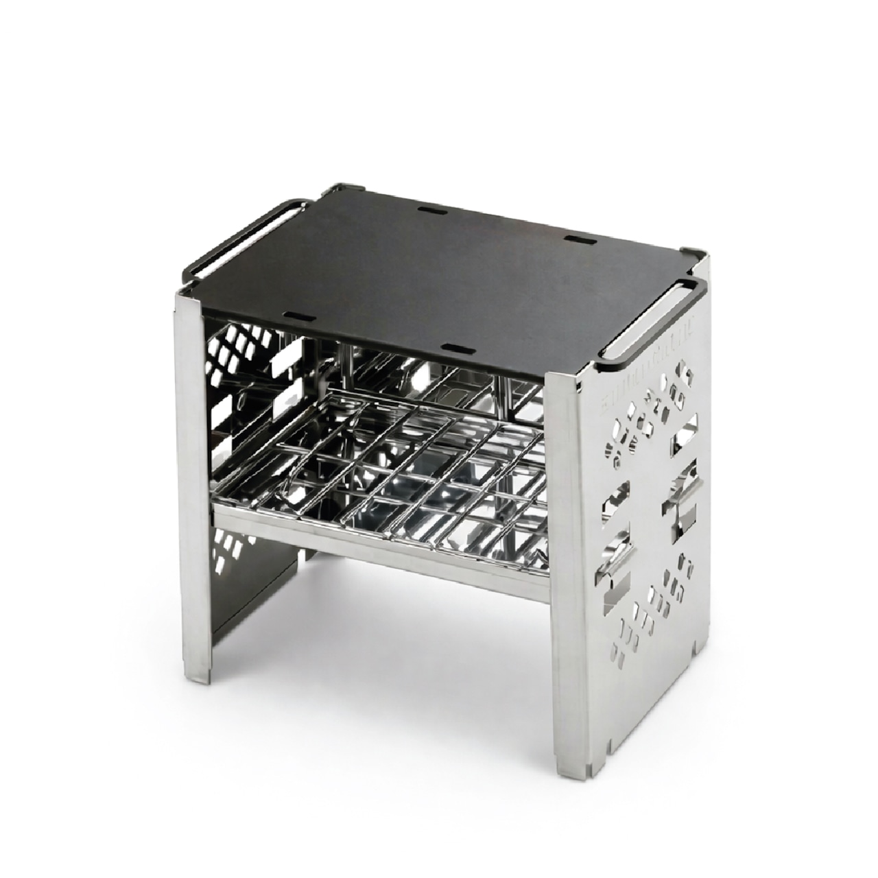 キャプテンスタッグ カマド スマートグリル B6型用 ステーキ鉄板|黒皮鉄4.5mm B6鉄板 CAMP DEPT