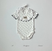 【取寄/韓国直送】Brodyjane 26/SM ブルーベリーフラワー半袖ボディスーツ｜夏服｜韓国子供服