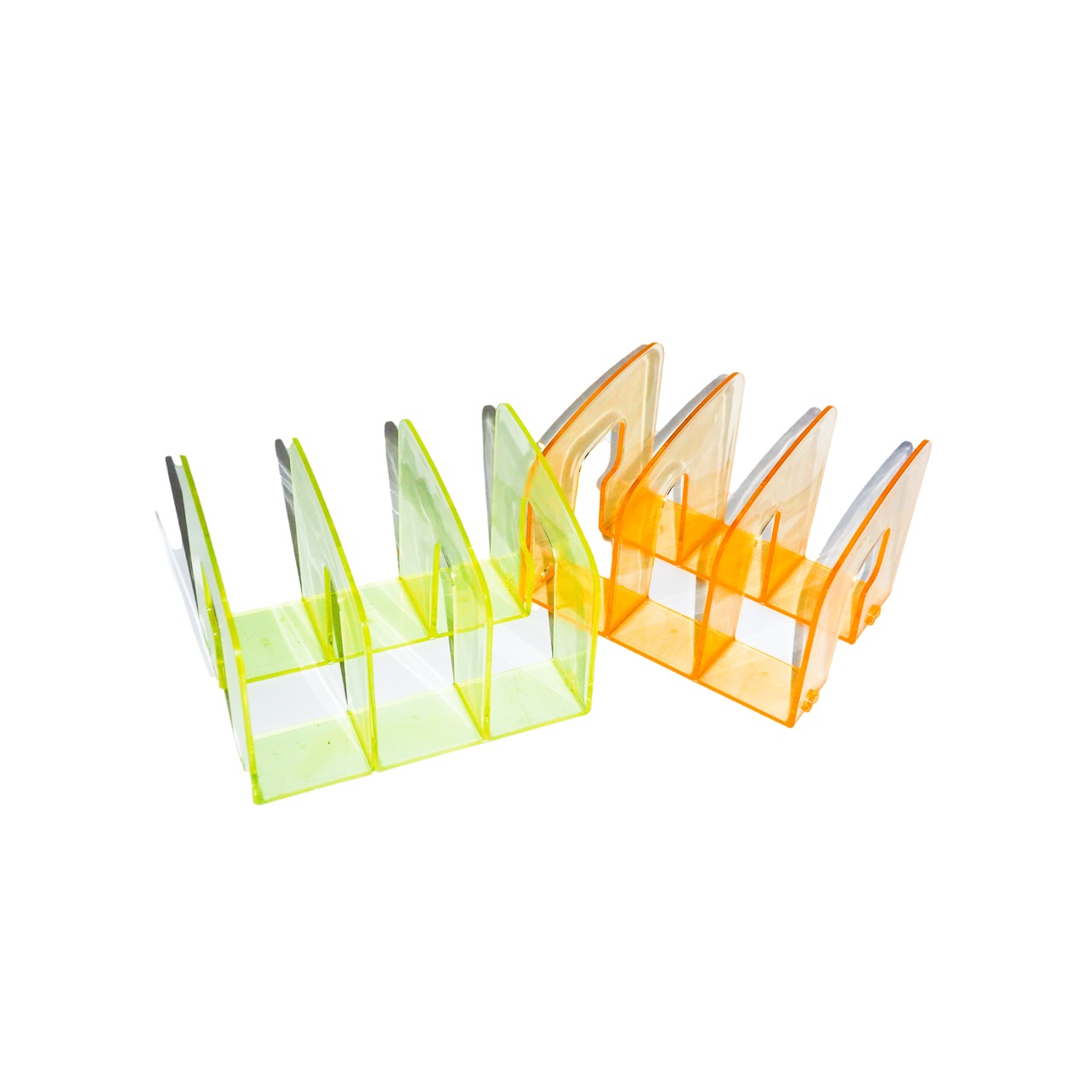 kokuyo Orange & Yellow-Green File Stand