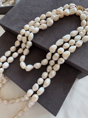 3連Pearl Necklace【M】