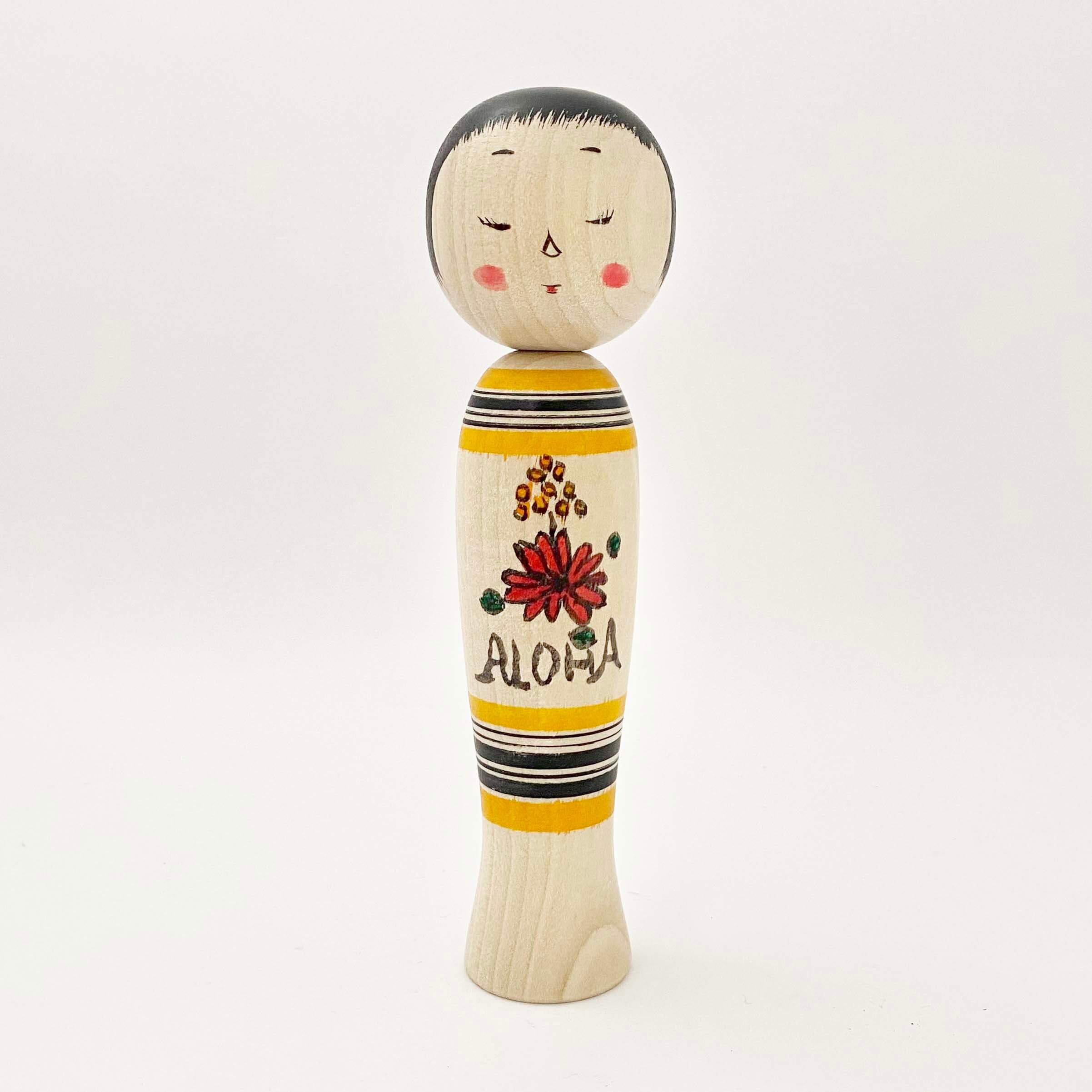 復刻フラこけし(弥治郎系 / 佐藤美喜子工人)大