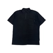 Karl Helmut カールヘルム 背面 デザイン ハーフジップ 半袖 プルオーバー シャツ サイズ L /ブラック系 メンズ ピンクハウス