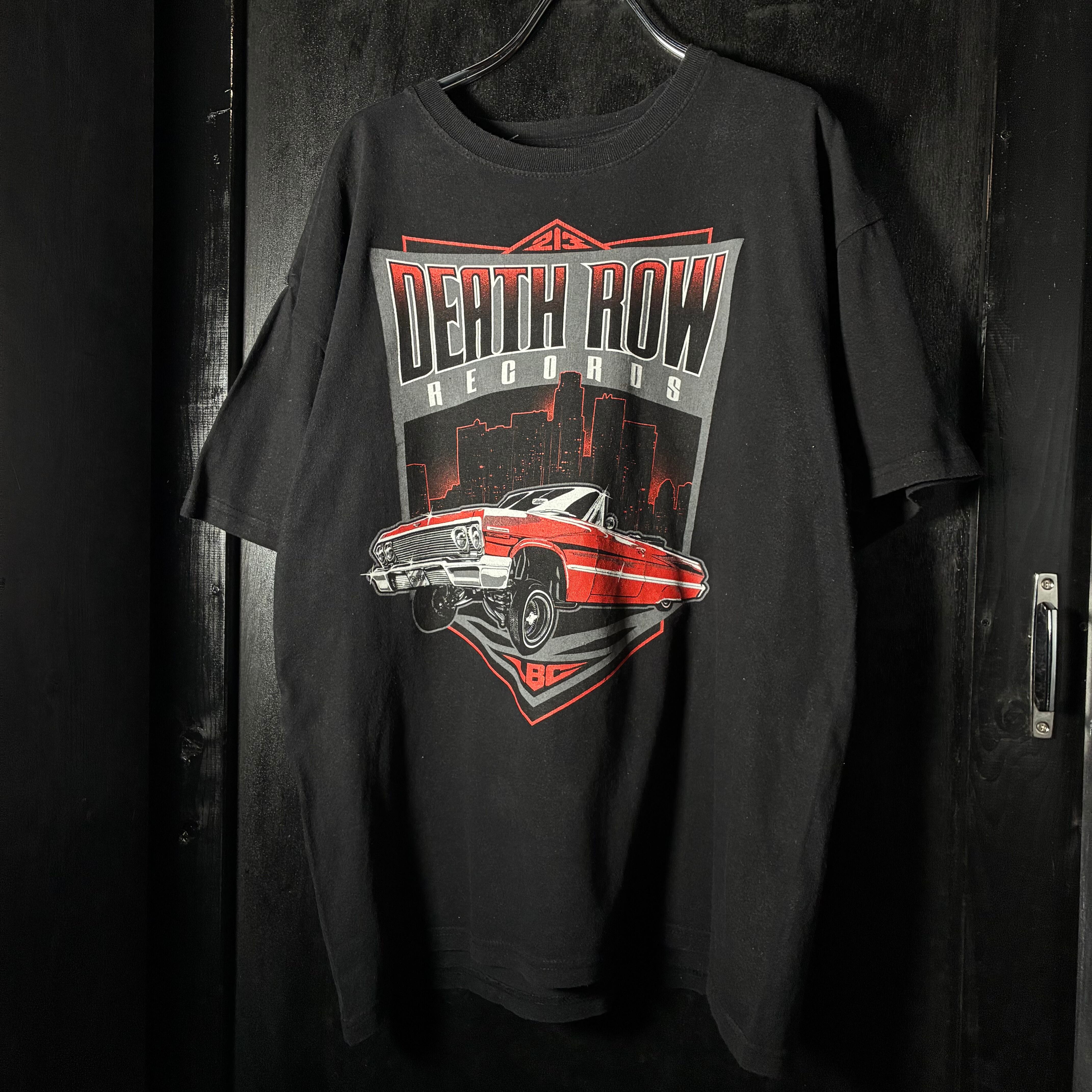 DEATH ROW RECORDS Tシャツ　ローライダー　ウェッサイ　黒 DEATH ROW RECORDS Tシャツ ローライダー ウェッサイ 黒 DEATH
