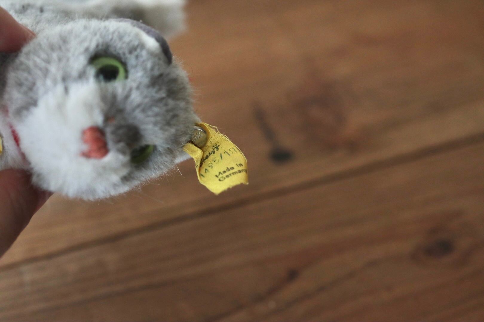 アンティーク シュタイフ ねこ kitty 10㎝