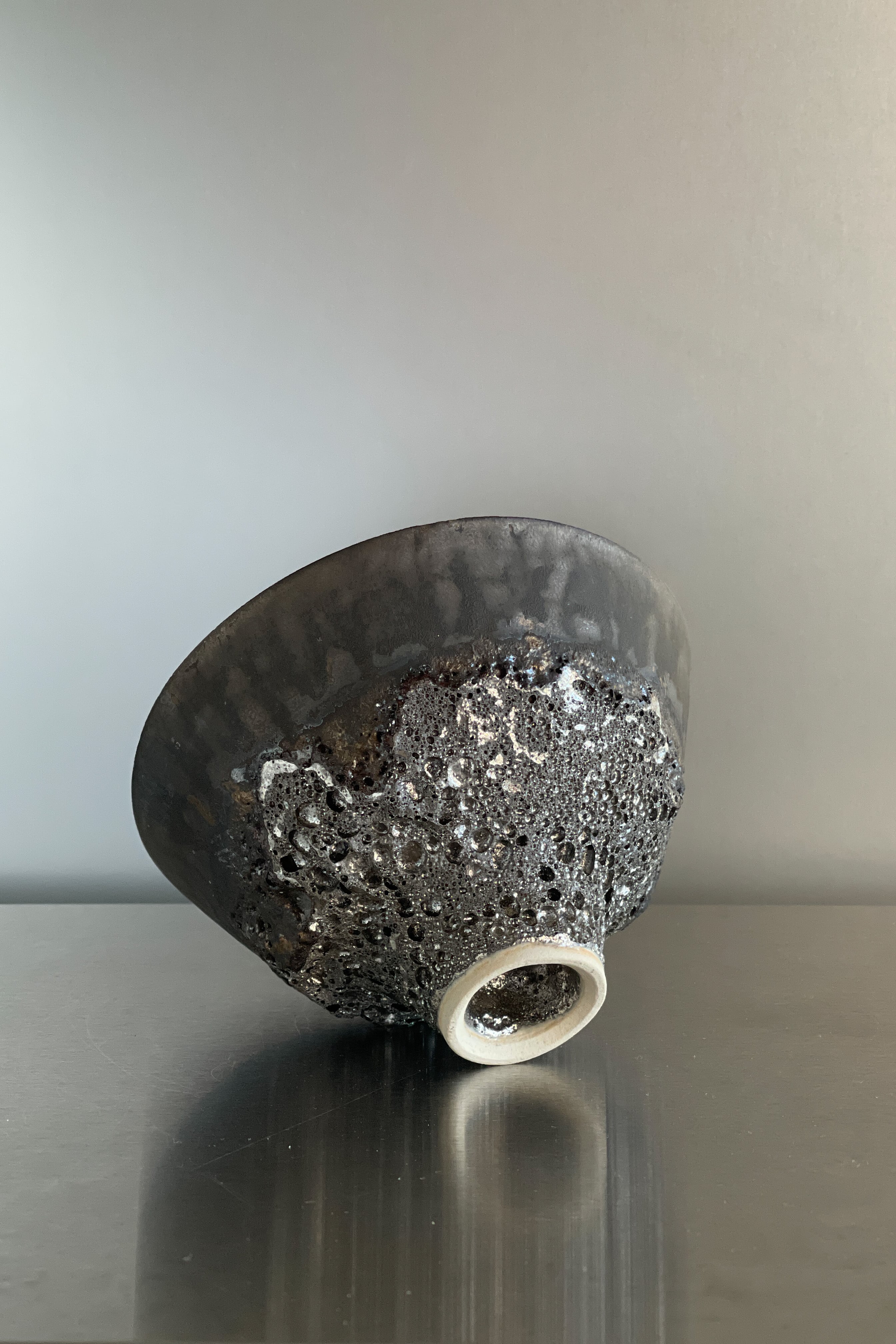 LAVA PLATINUM瓷BOWL 青木良太 作品 O-LB-23 | web-shop MITATE