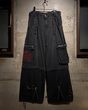 【Caka】“CRIMINAL DAMAGE” “2WAY” Gimmick Vintage Bontage Pants