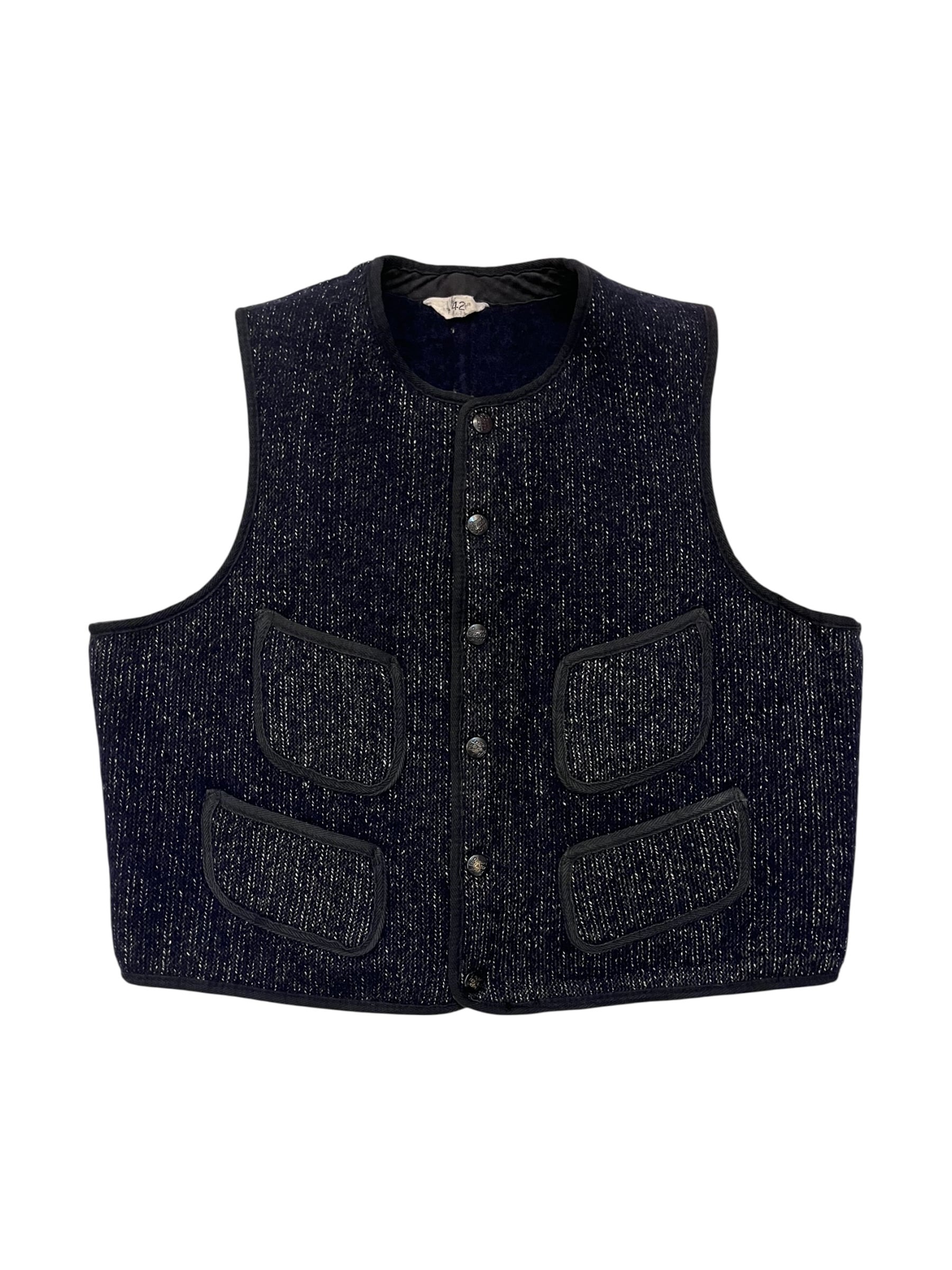 美品 50s 60s ブラウンズビーチ ベスト オリジナル ビンテージ 50s Brown's Beach Vest Navy goodcondition 50年代 ブラウンズビーチ