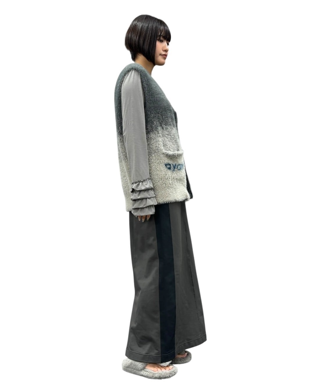 SALE【ayane】ティアードフリルカフロンT 896131 アヤン | red earth
