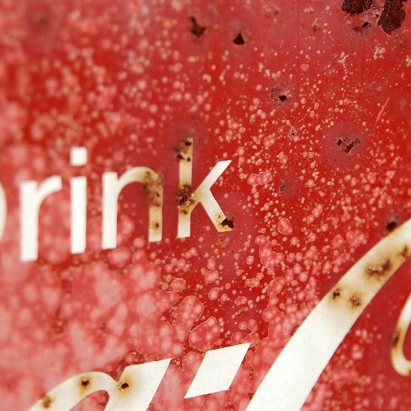 レトロ・ホーロー看板・コカコーラ・No.170613-07・梱包サイズ100