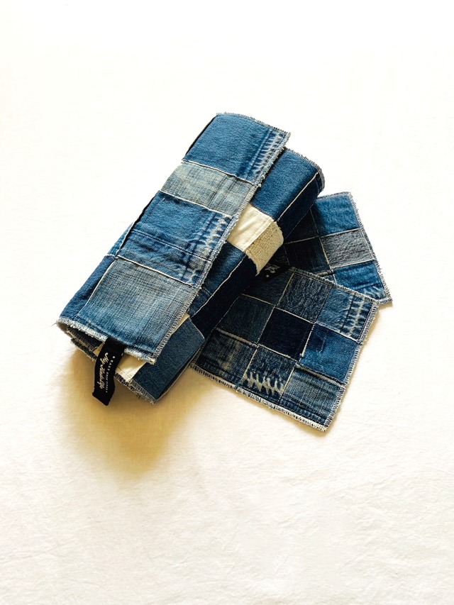 リメイクデニム　テーブルセンターマット100×30cm