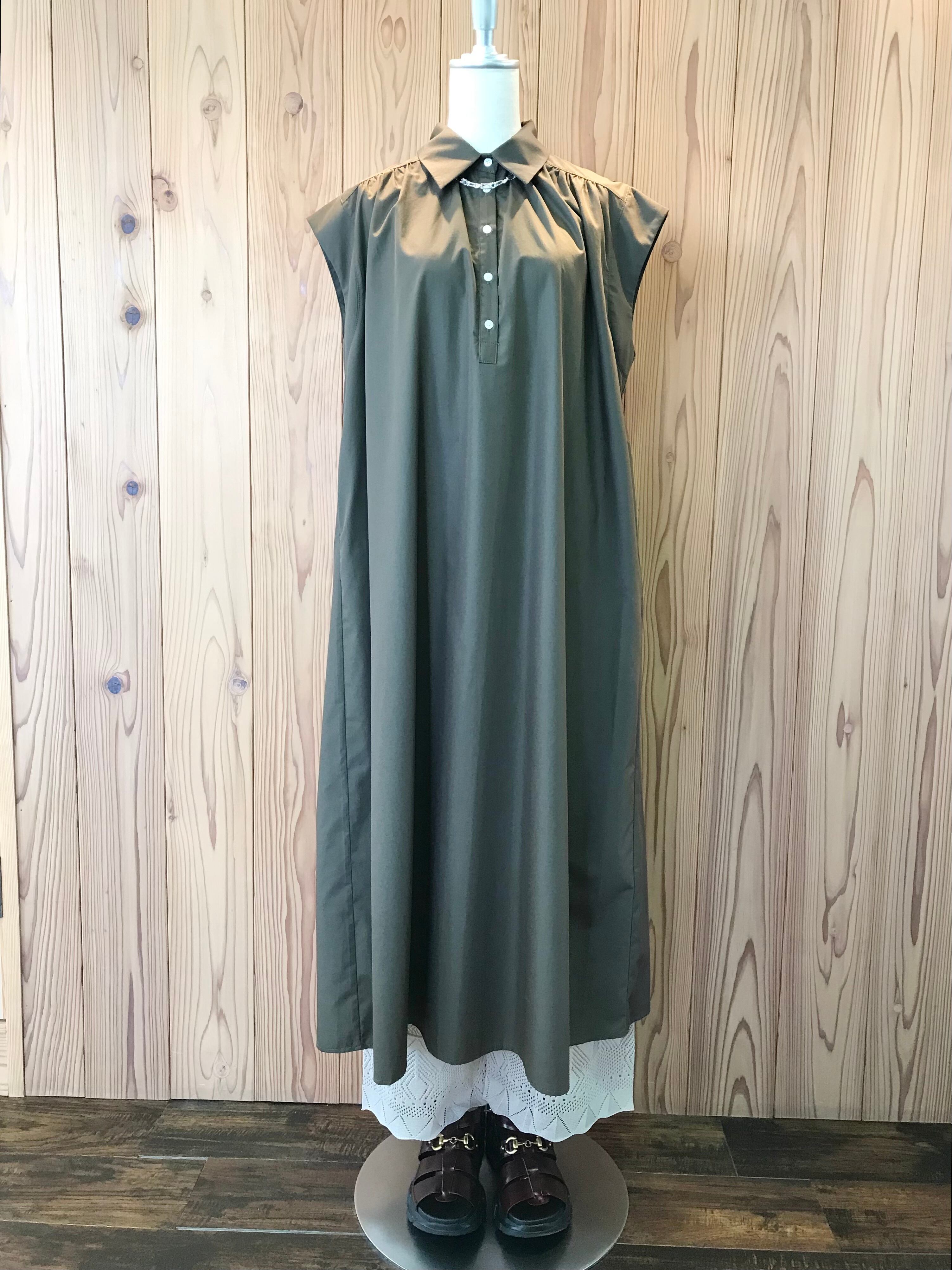 【BRAHMIN】スキッパーワンピース