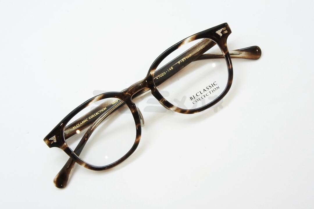 BJ CLASSIC メガネ P-571MP C-30 ウェリントン セルロイド チタン
