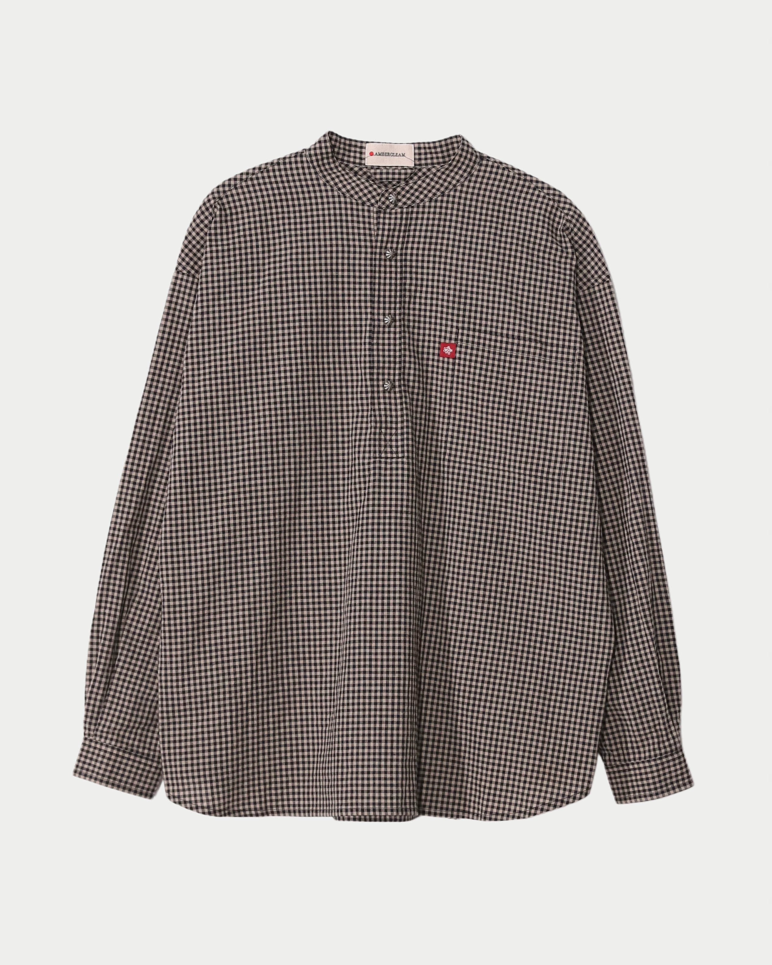 Henry Fabric Shirt / Hickory | AMBERGLEAM