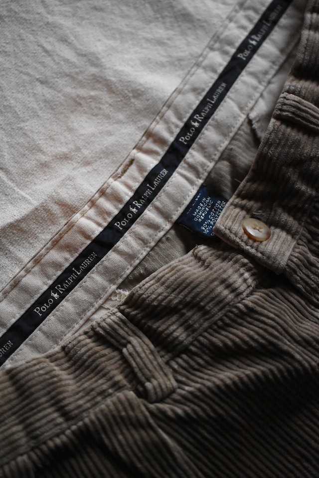 OK/90's "polo by Ralph Lauren" corduroy trousers