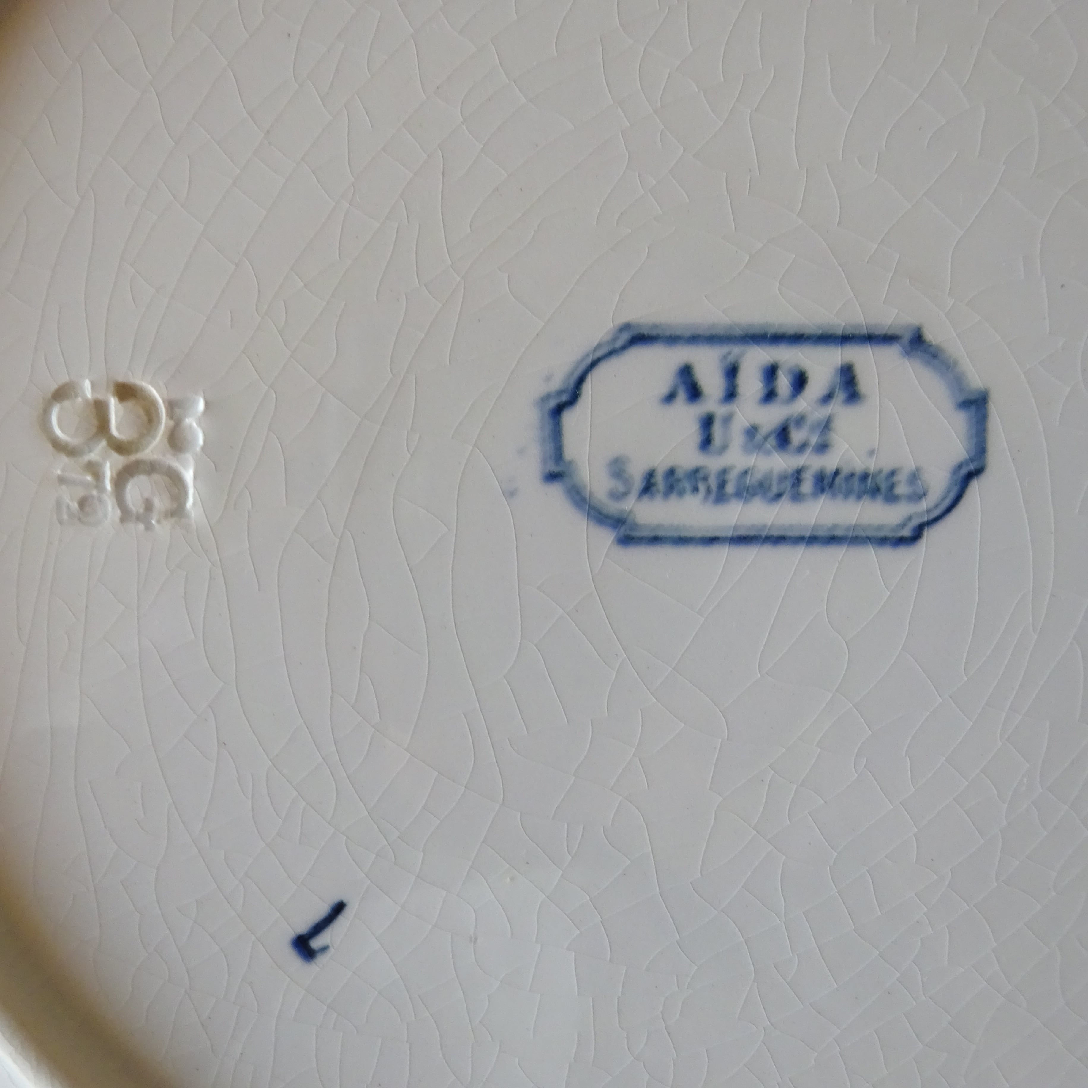 【 Nouveauté 】☆U & C SARREGUEMINES modèle《AÏDA》assiette plate (D)