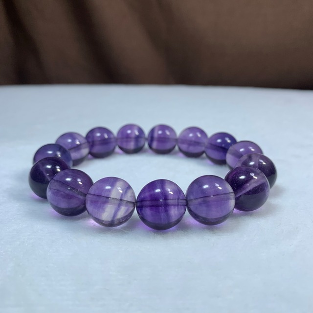 プレミアム・希少オールすみれカラーフローライトブレスレット