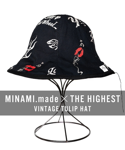 【minami.made × THE HIGHEST】TULIP HAT(チューリップハット)※サイズにより2週間前後の発送となります 【minami.made × THE HIGHEST】TULIP HAT(チューリップハット)※サイズにより2週間前後の発送となります