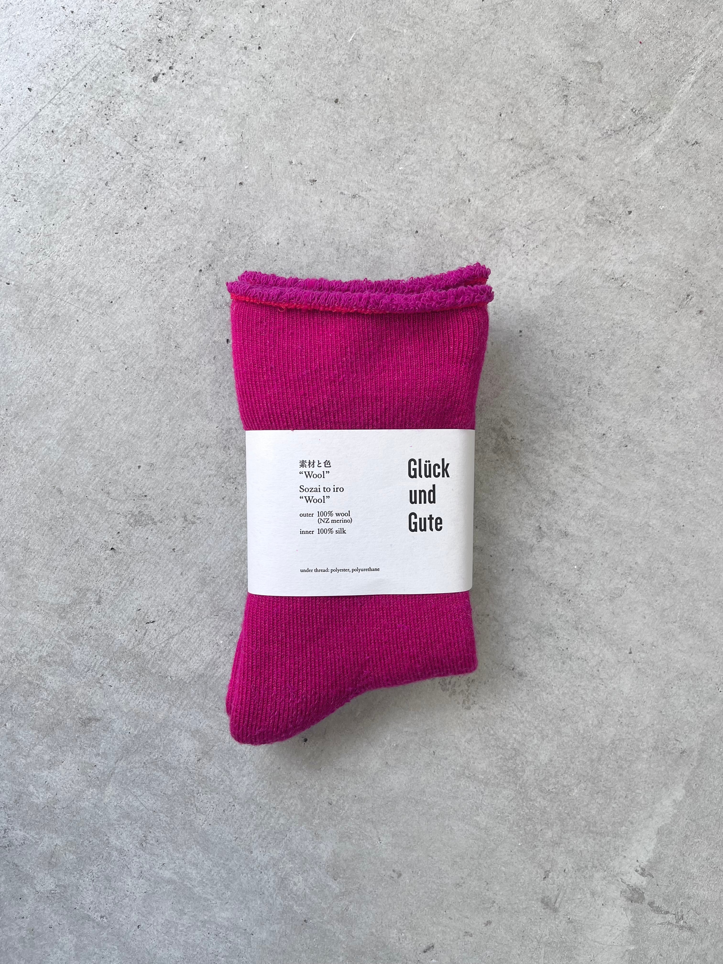 Glück und Gute / Sozai to iro Wool socks