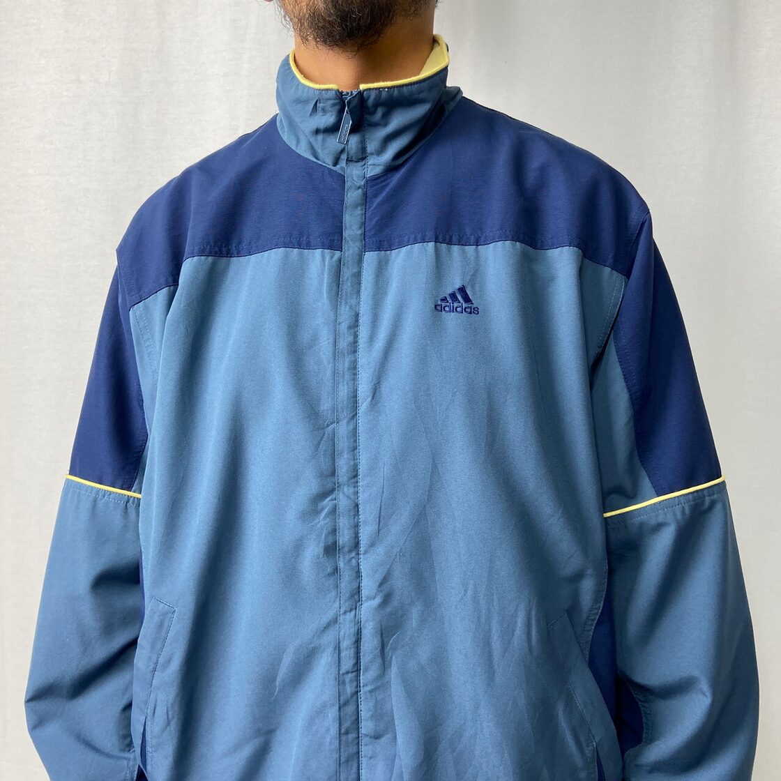 00年代 adidas アディダス ポリエステル トラックジャケット メンズXL 
