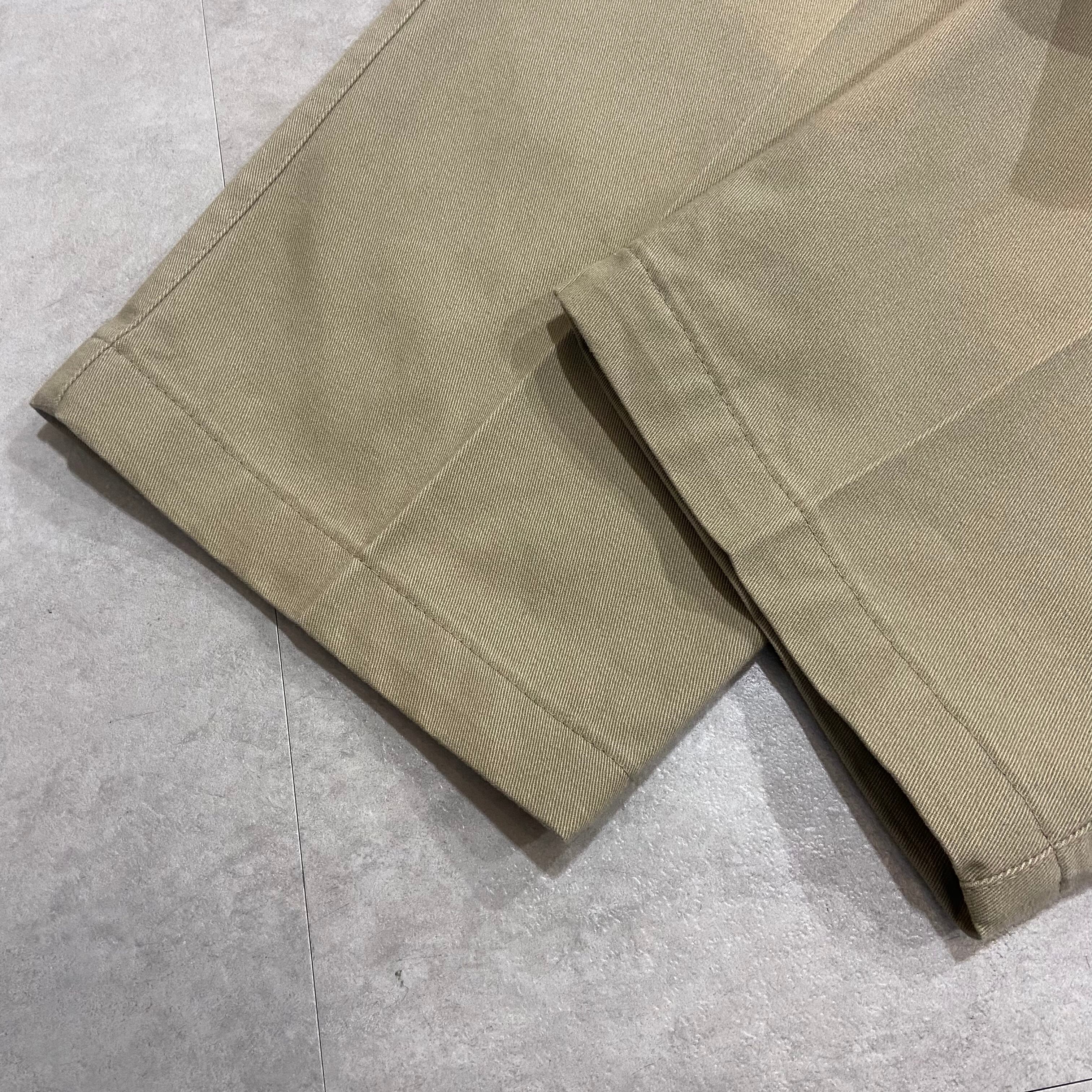 DOCKERS Khakis US製コットンワイドチノパンツ ブルーグレー