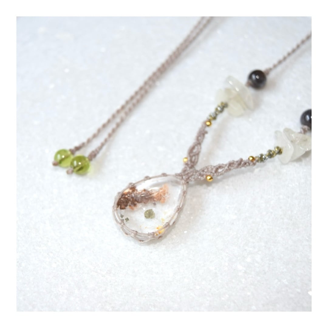 マクラメネックレス | 天のしずく