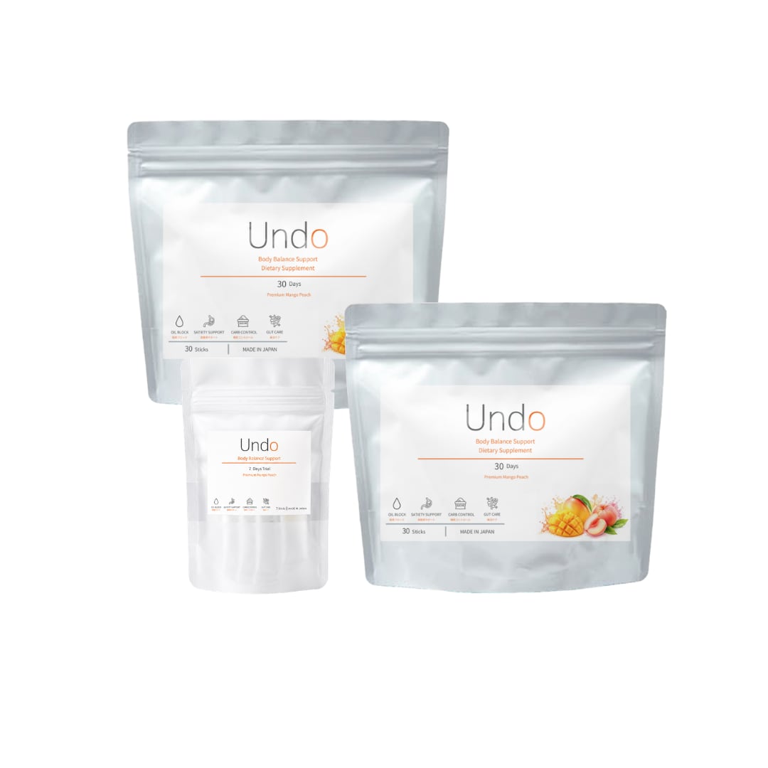 Undo ダイエットサポート 30日分×2袋セット|2ヶ月分・7日分プレゼント付き