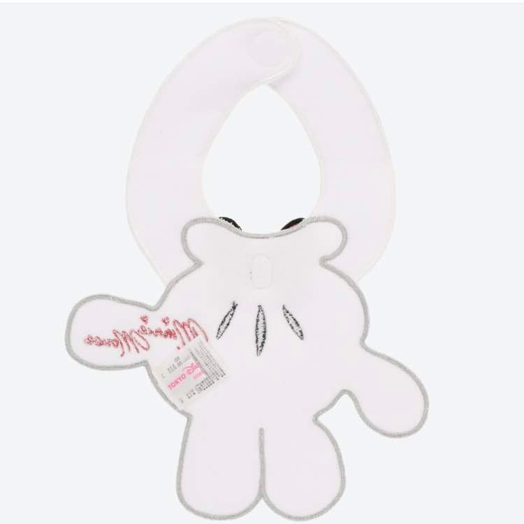 ミニーハンド ベビースタイ ディズニー パーク限定 ミニーマウス 公式 ベビーグッズ スタイ ベビー ギフト 赤ちゃん よだれかけ 東京ディズニーランド