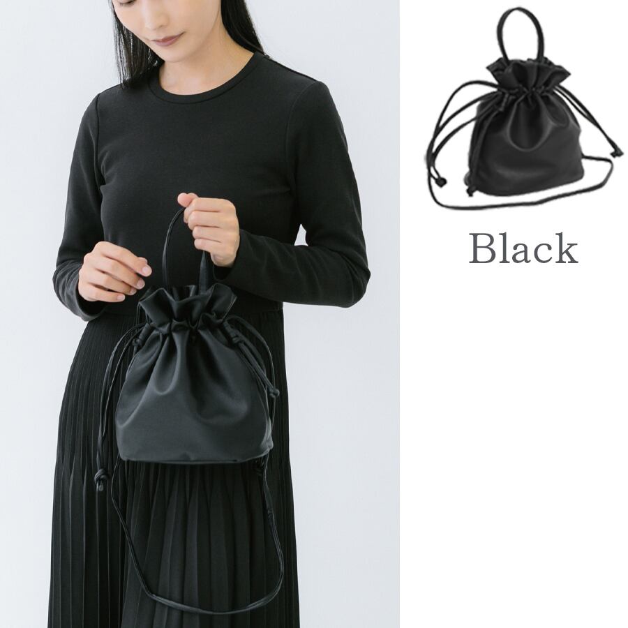 送料無料 巾着ショルダーバッグ 巾着バッグ 巾着 ショルダーバッグ
