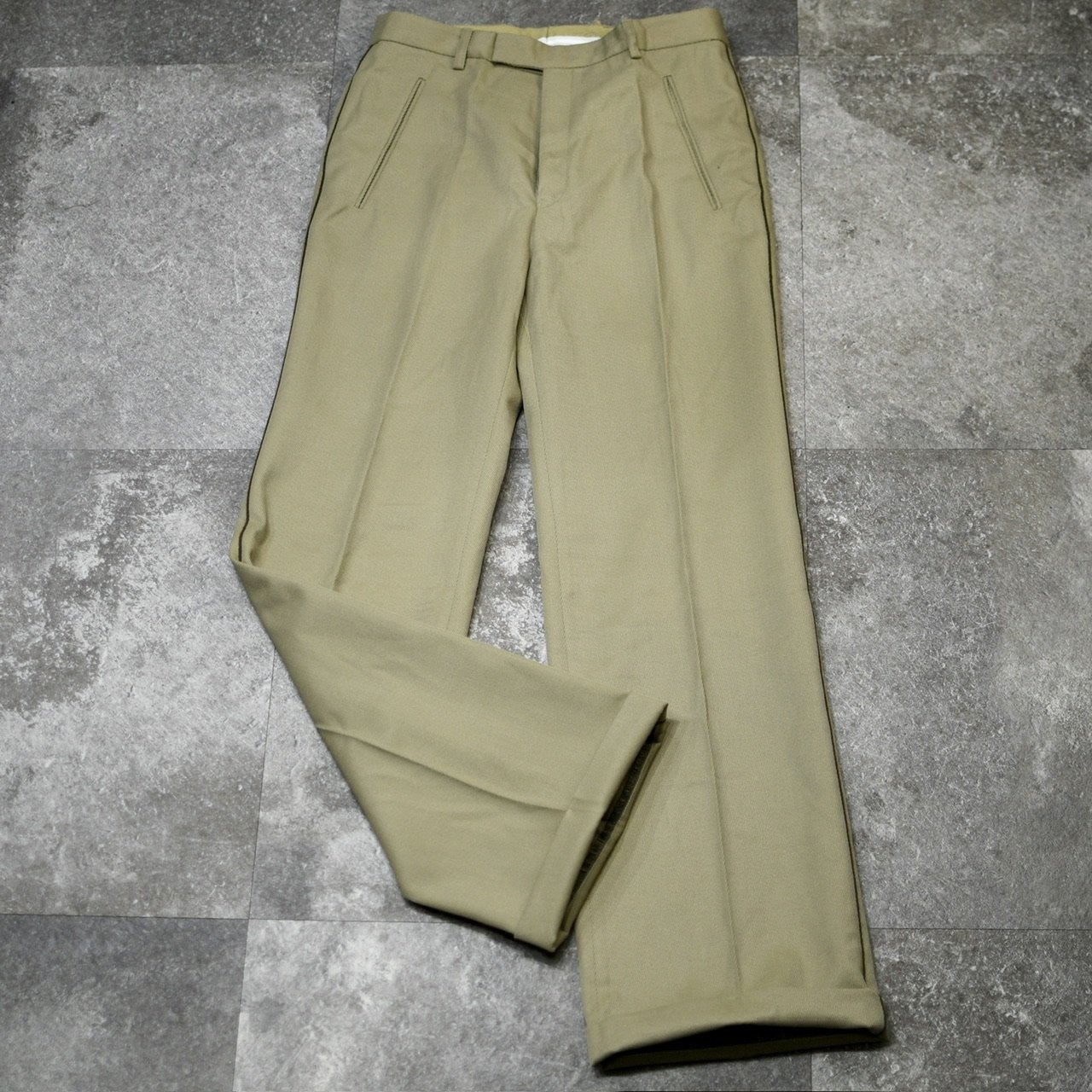 dead stock Italian army side line pants