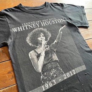 12s 〝R.I.P〟WHITNEY ＨＵＳＷTON  T-Shirt
