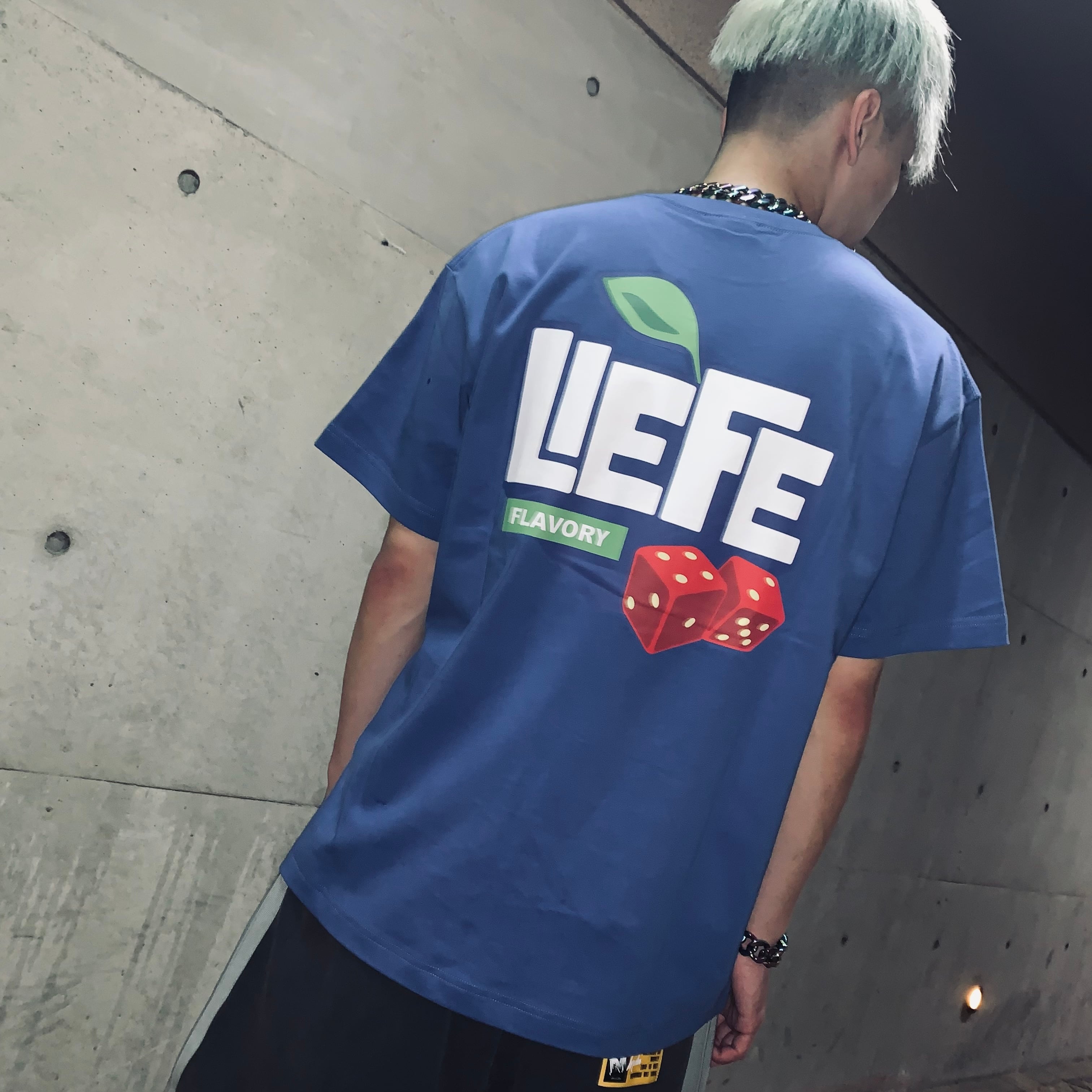 SALE‼︎【LIEFE】BLU / FLAVORY TEE(ライフ/Tシャツ/半袖/STREET/ストリート/ブランド/メンズ/レディース/ユニセックス】