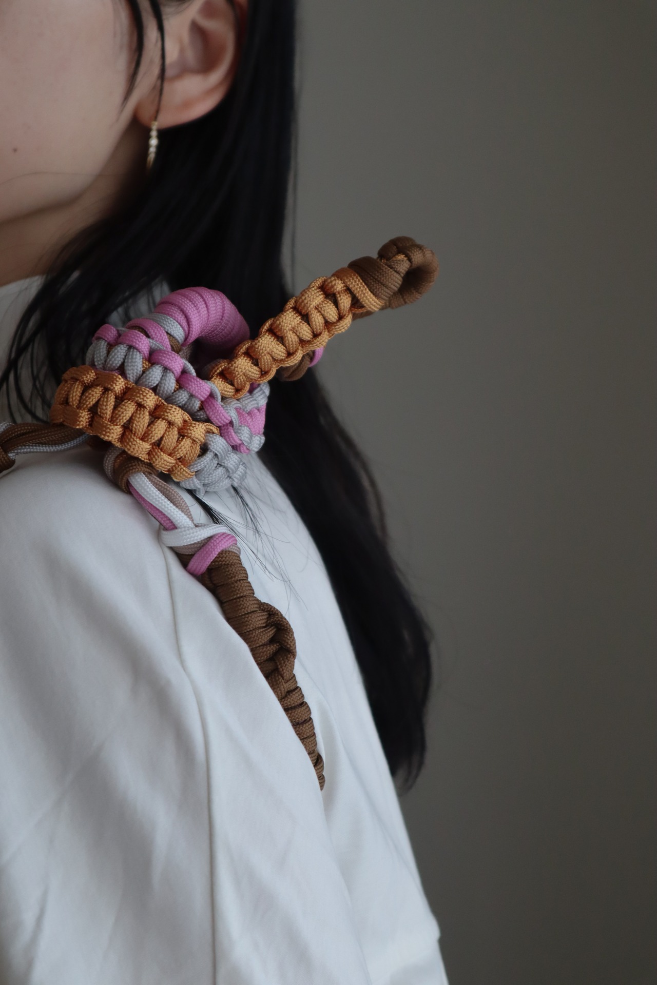 LONG random braid 〈rose brown〉 | chaskip