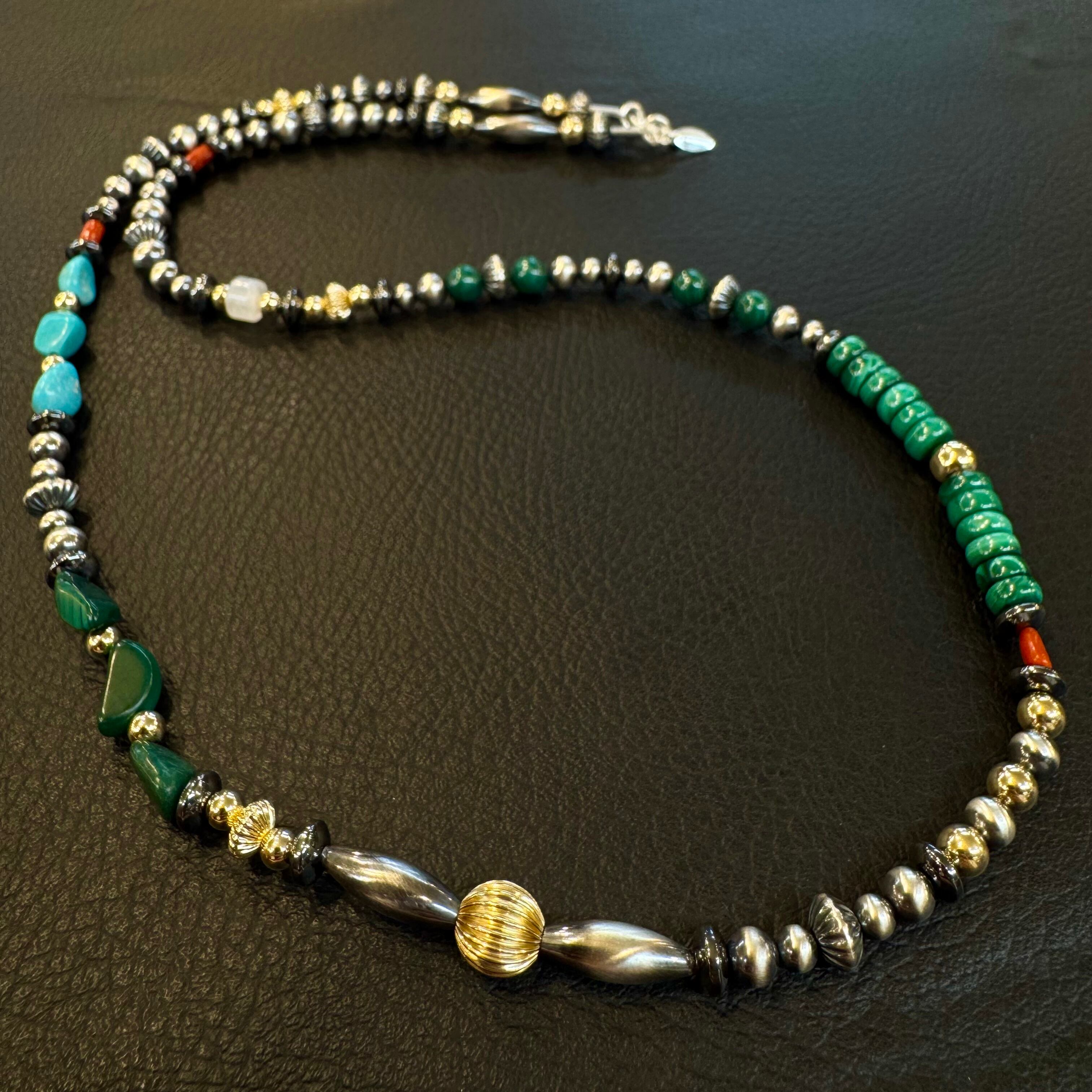 BlueSunshineTrading ブライトBright ネックレス60cm ブライト（Bright）ネックレス（Wave Marakaito）60cm