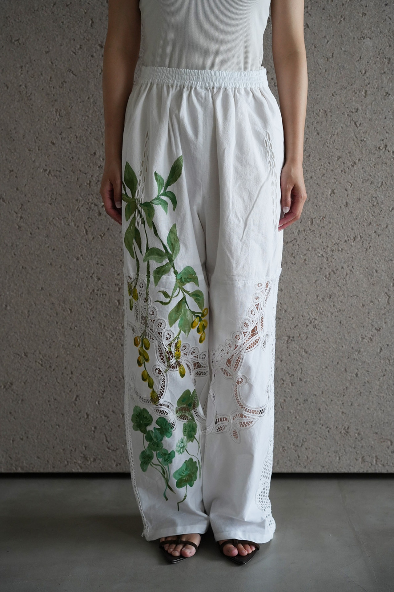 vintage lace pants berry clover