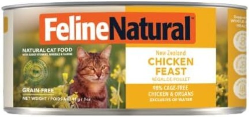 フィーラインナチュラル キャットフード プレミアム缶 チキン85g