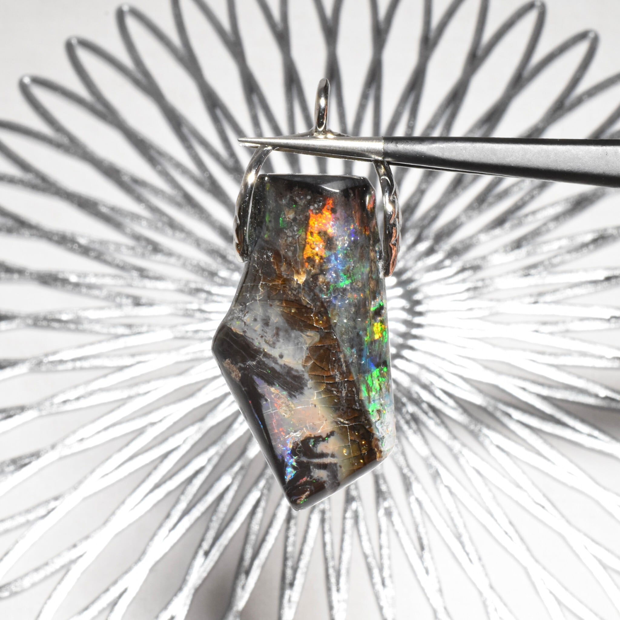 ebia作品》ウッドオパール ペンダントトップ インドネシア産 | Pay ID